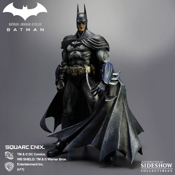 Square Enix Arkham Asylum Play Arts Batman Figure Video Game Collectibles